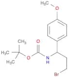 tert-butyl (3-bromo-1-(4-methoxyphenyl)propyl)carbamate