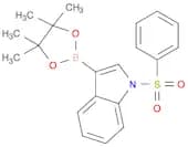 1-(Phenylsulfonyl)-3-(4,4,5,5-tetramethyl-1,3,2-dioxaborolan-2-yl)-1H-indole