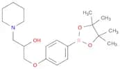 4-(2-Hydroxy-3-(piperidin-1-yl)propoxy)phenylboronic acid, pinacol ester