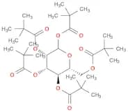 (3S,4S,5R,6R)-6-((Pivaloyloxy)methyl)tetrahydro-2H-pyran-2,3,4,5-tetrayl tetrakis(2,2-dimethylprop…
