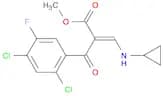Methyl 3-(cyclopropylamino)-2-(2,4-dichloro-5-fluorobenzoyl)acrylate