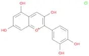 2-(3,4-Dihydroxyphenyl)-3,5,7-Trihydroxychromenylium Chloride