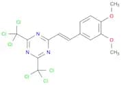 2-(3,4-Dimethoxystyryl)-4,6-bis(trichloromethyl)-1,3,5-triazine