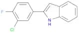 2-(3-Chloro-4-fluorophenyl)-1H-indole