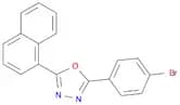 2-(4-BROMOPHENYL)-5-(1-NAPHTHYL)-1,3,4-OXADIAZOLE