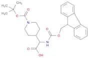 2-((((9H-fluoren-9-yl)methoxy)carbonyl)amino)-2-(1-(tert-butoxycarbonyl)piperidin-4-yl)acetic acid