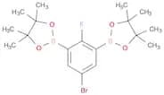 5-Bromo-2-fluoro-1,3-phenylenediboronic acid, pinacol ester