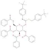 2,3,4,6-Tetra-o-benzoyl-α-d-glucopyranosyl p-trifluoromethylbenzylthio-n-(p-trifluoromethylphenyl)…