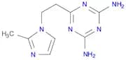 6-(2-(2-Methyl-1H-imidazol-1-yl)ethyl)-1,3,5-triazine-2,4-diamine