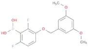 (3-((3,5-Dimethoxybenzyl)oxy)-2,6-difluorophenyl)boronic acid