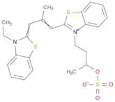 2-[3-(3-Ethyl-2(3H)-benzothiazolylidene)-2-methyl-1-propenyl]-3-[3-(sulfooxy)butyl]benzothiazolium…