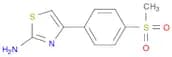 4-[4-(Methylsulfonyl)phenyl]-1,3-thiazol-2-ylamine