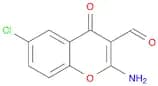 2-amino-6-chloro-4-oxo-4H-chromene-3-carbaldehyde