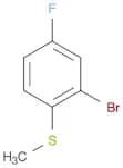 (2-Bromo-4-fluorophenyl)(methyl)sulfane