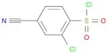 2-Chloro-4-cyanobenzene-1-sulfonyl chloride