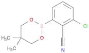 3-Chloro-2-cyanophenylboronic acid neopentyl glycol ester