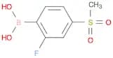 2-Fluoro-4-(methylsulfonyl)phenylboronic acid