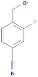 4-(BroMoMethyl)-3-fluorobenzonitrile