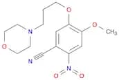 4-Methoxy-5-(3-morpholinopropoxy)-2-nitrobenzonitrile