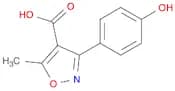 3-(4-Hydroxyphenyl)-5-methylisoxazole-4-carboxylic acid