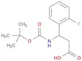3-((tert-Butoxycarbonyl)amino)-3-(2-fluorophenyl)propanoic acid