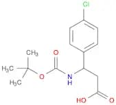 3-((tert-Butoxycarbonyl)amino)-3-(4-chlorophenyl)propanoic acid