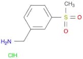 3-(Methylsulfonyl)benzylamine HCl