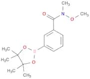 N-Methoxy-N-methyl-3-(tetramethyl-1,3,2-dioxaborolan-2-yl)benzamide