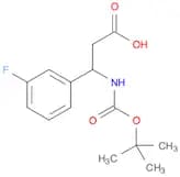 3-((TERT-BUTOXYCARBONYL)AMINO)-3-(3-FLUOROPHENYL)PROPANOIC ACID