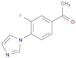 3'-Fluoro-4'-(1h-imidazol-1-yl)acetophenone