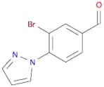3-Bromo-4-(1H-pyrazol-1-yl)benzaldehyde