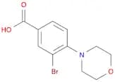 3-Bromo-4-morpholinobenzoic Acid