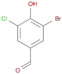 3-Bromo-5-chloro-4-hydroxybenzaldehyde
