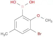 (3-Bromo-2-methoxy-5-methylphenyl)boronic acid