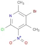 3-Bromo-6-chloro-2,4-dimethyl-5-nitropyridine