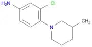 3-Chloro-4-(3-methylpiperidin-1-yl)aniline