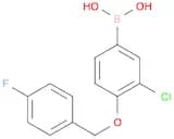 (3-chloro-4-((4-fluorobenzyl)oxy)phenyl)boronic acid