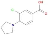 3-chloro-4-pyrrolidin-1-ylbenzoic acid