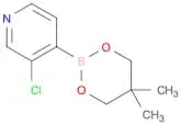 3-chloro-4-(5,5-dimethyl-1,3,2-dioxaborinan-2-yl)pyridine