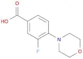 3-Fluoro-4-morpholinobenzoic Acid