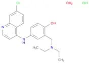 4-[(7-chloroquinolin-4-yl)amino]-2-[(diethylamino)methyl]phenol dihydrate dihydrochloride
