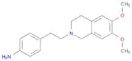 4-[2-(6,7-Dimethoxy-1,2,3,4-tetrahydro-2-isoquinolinyl)ethyl]aniline