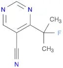 4-(2-fluoropropan-2-yl)pyrimidine-5-carbonitrile