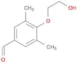 4-(2-Hydroxyethoxy)-3,5-dimethylbenzaldehyde