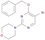 4-(4-Benzyloxy-5-bromo-2-pyrimidinyl)morpholine
