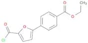 4-(5-CHLOROCARBONYL-FURAN-2-YL)-BENZOIC ACID ETHYL ESTER