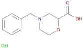 4-Benzyl-2-morpholinecarboxylic acid, HCl