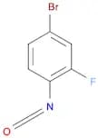 4-bromo-2-fluoro-1-isocyanatobenzene