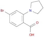4-Bromo-2-pyrrolidinobenzoic Acid