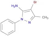 4-Bromo-3-methyl-1-phenyl-1H-pyrazol-5-ylamine